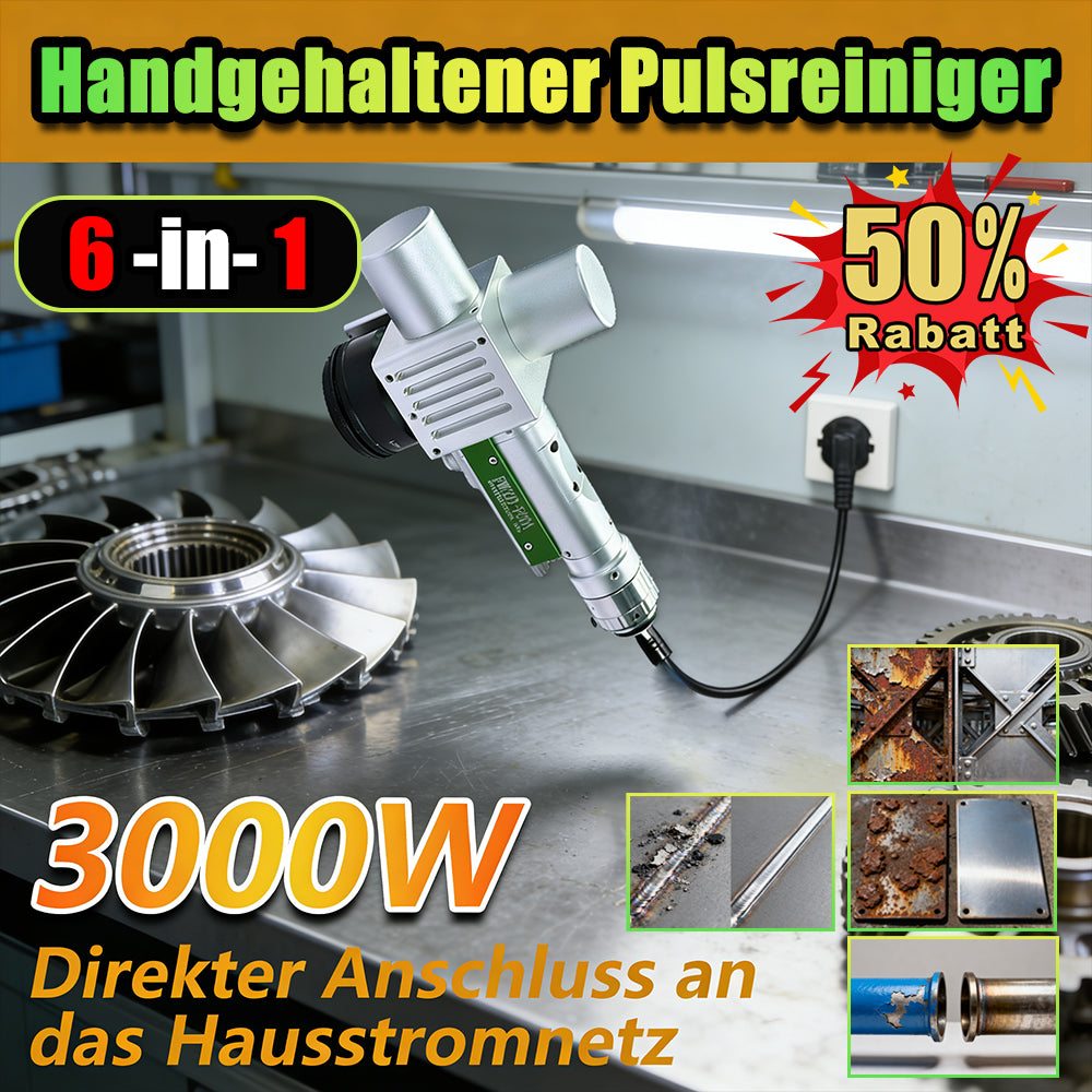 FWH50-P30A Handheld Puls-Laserreinigungskopf | 11 Reinigungsmodi