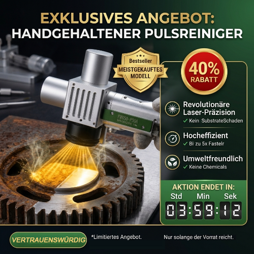 FWH50-P30A Handheld Puls-Laserreinigungskopf | 11 Reinigungsmodi