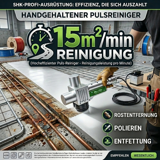 FWH50-P30A Handheld Puls-Laserreinigungskopf | 11 Reinigungsmodi